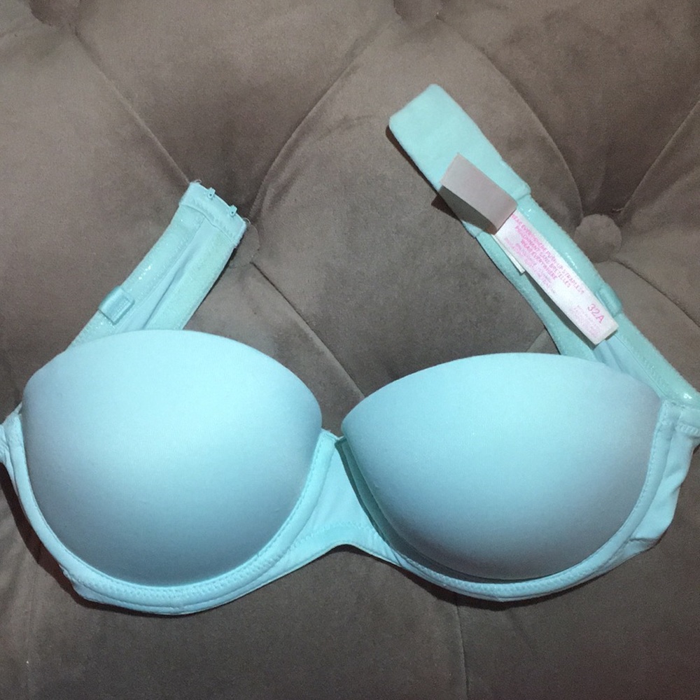 Pink Victoria’s Secret Strapless Bra
